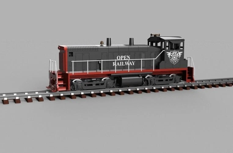 EMD SW1500 1:32 Gauge 1 Locomotive – 3D Printed Model